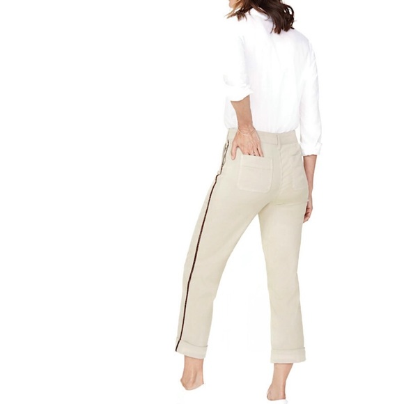 NYDJ Straight Ankle Chino Pants With Cuff in Stretch Twill - Picture 2 of 16